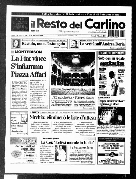 Il Resto del Carlino : giornale dell'Emilia